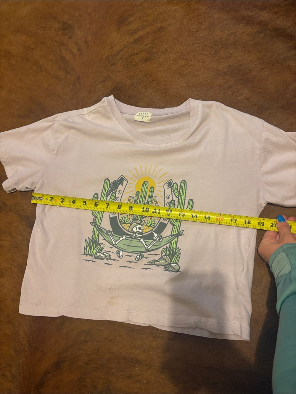 Urban Nation Lavender Desert Cactus Graphic Tee - Picture 6 of 6